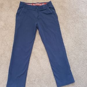 Men's Under Armour pants in dark blue size 36x34